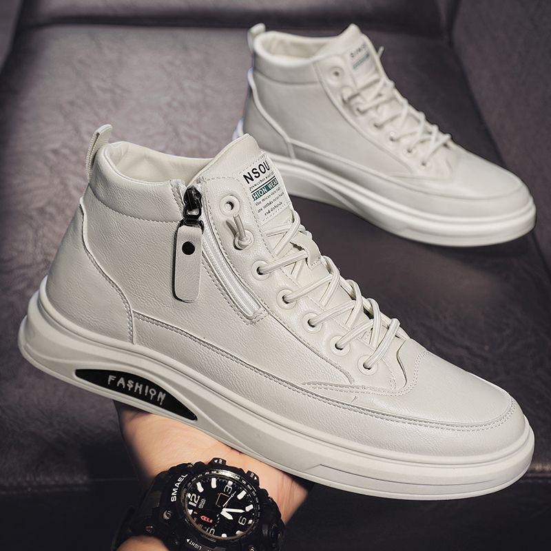 New Style Versatile Breathable and Slip Resistant Black Leather Men's Shoes