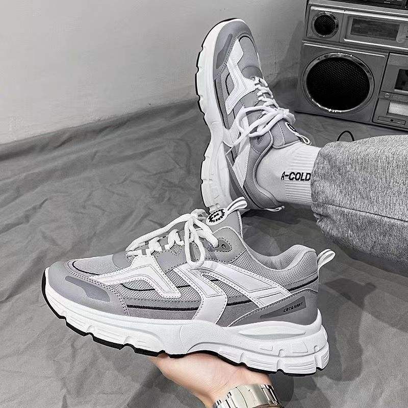 2025 spring new air mesh surface mesh shoes sports shoes leisure running deodorant men's shoes
