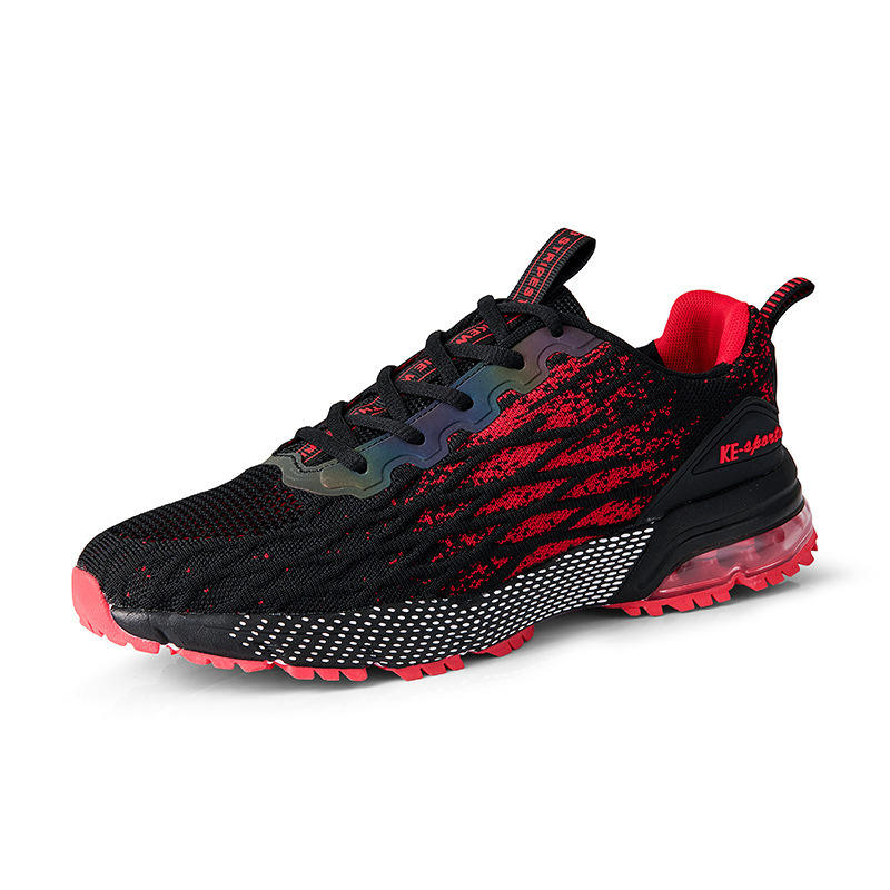 Running air cushion shock-absorbing sports men's shoes, lightweight mesh surface, breathable, versatile, breathable sneakers