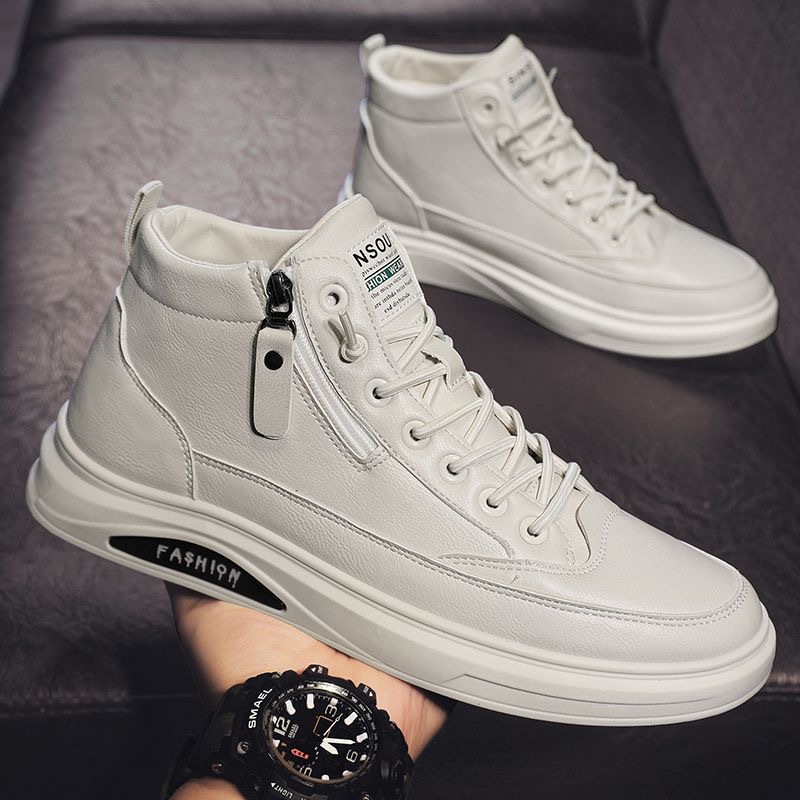 New Style Versatile Breathable and Slip Resistant Black Leather Men's Shoes